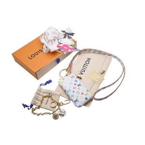 Louis Vuitton LVxTM smartphone holder by Takashi Murakami white Multicolor